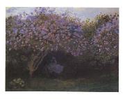 Claude Monet Les Repos Sous Les Lilas Norge oil painting reproduction